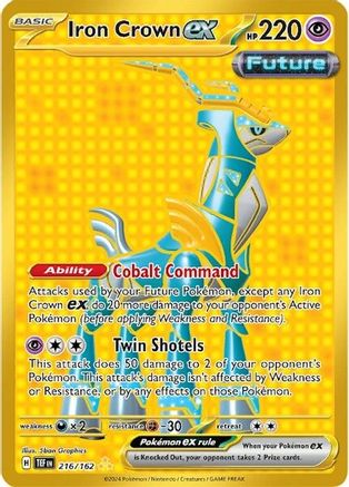 [PKM-R] Iron Crown ex (216/162) [Scarlet & Violet: Temporal Forces]