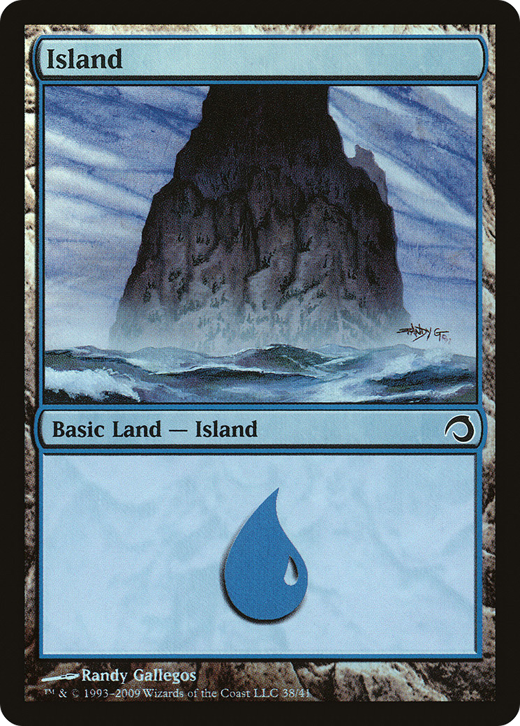 {B}[H09 038] Island (38) [Premium Deck Series: Slivers]