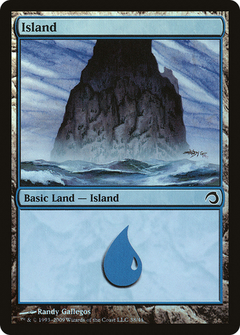 {B}[H09 038] Island (38) [Premium Deck Series: Slivers]