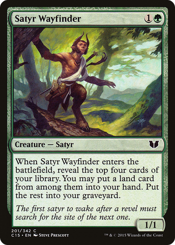 {C} Satyr Wayfinder [Commander 2015][C15 201]