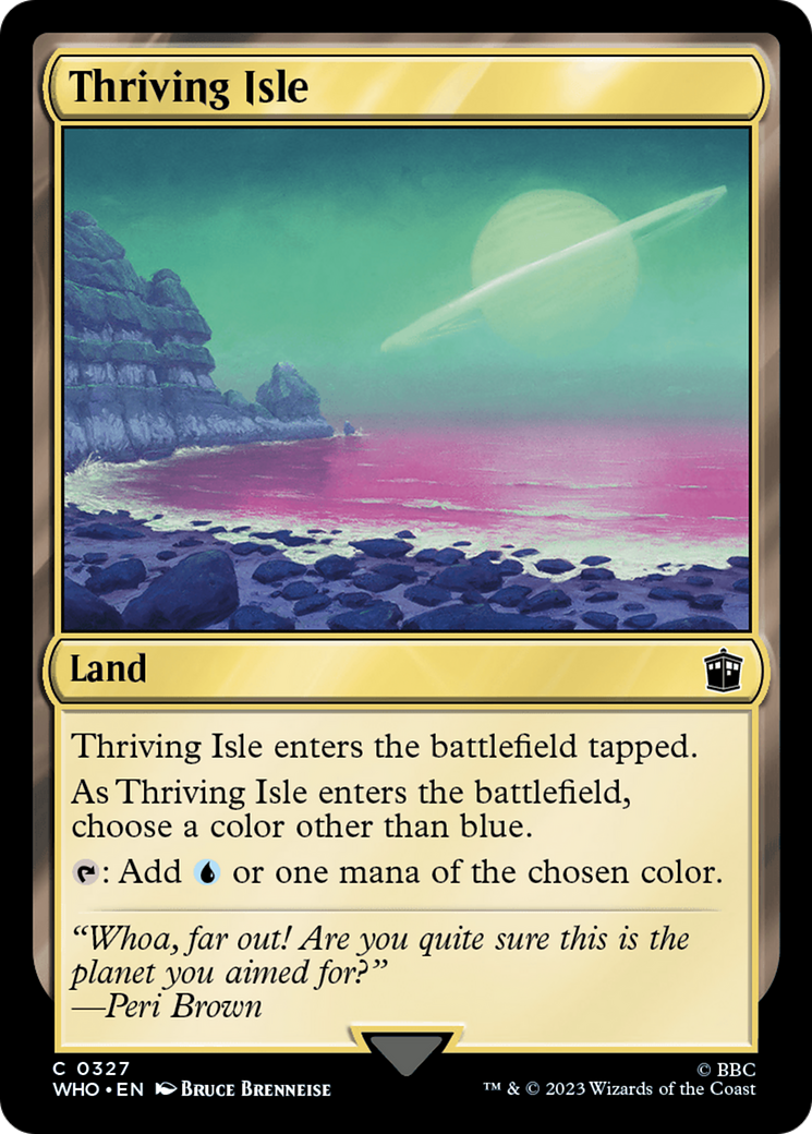 {C} Thriving Isle [Doctor Who][WHO 327]