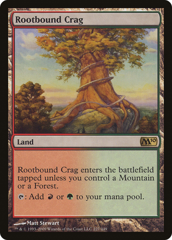 {R} Rootbound Crag [Magic 2010][M10 227]