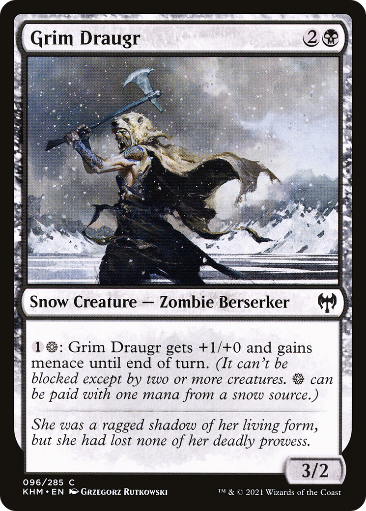 {C} Grim Draugr [Kaldheim][KHM 096]