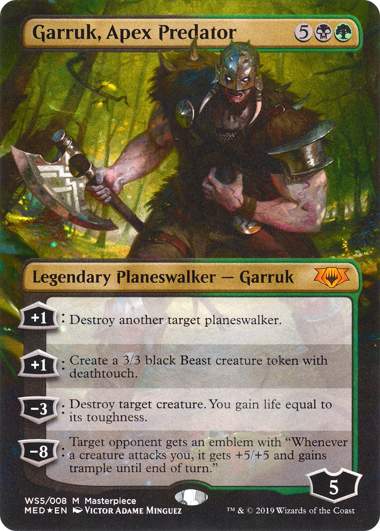 {R} Garruk, Apex Predator [Mythic Edition][PA MED WS5] - Misty Mountain Games