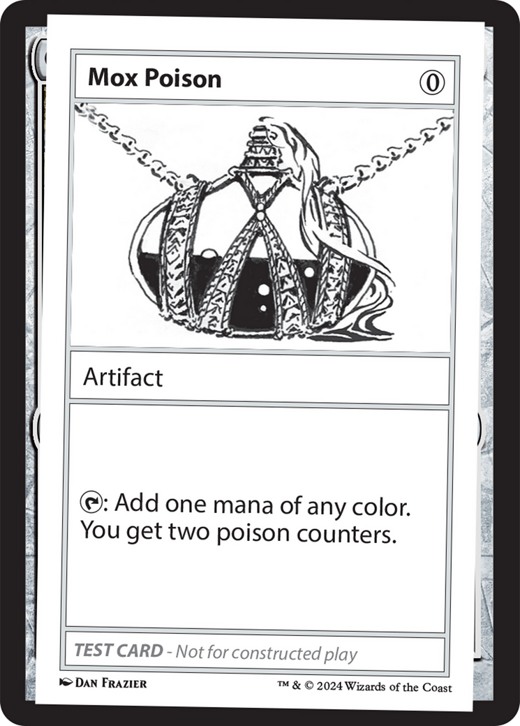 {C} Mox Poison [Mystery Booster 2 Playtest Cards][MB2 PLAYTEST]
