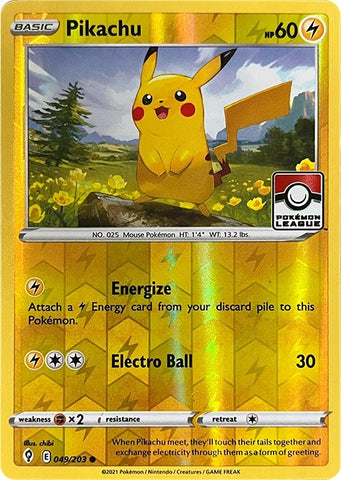 [PKM-C] Pikachu (049/203) (2023 2024 League Promo) [League & Championship Cards]