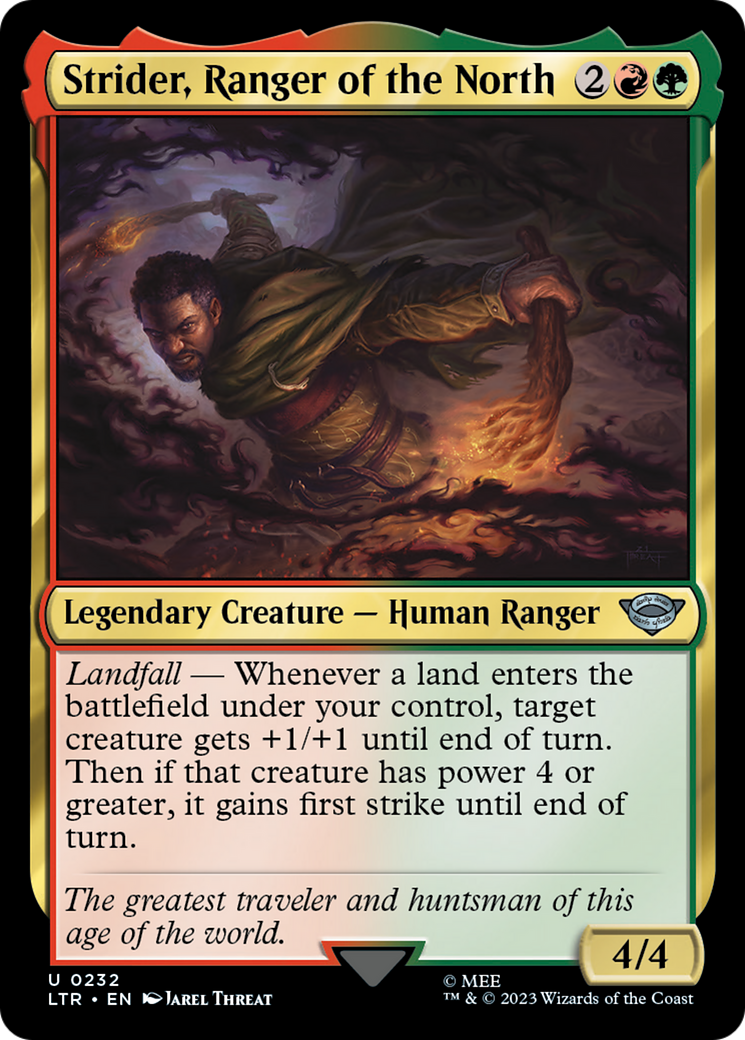{C} Strider, Ranger of the North [The Lord of the Rings: Tales of Middle-Earth][LTR 232]