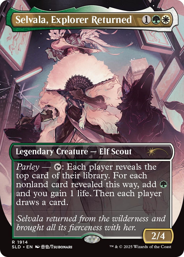 Selvala, Explorer Returned [SLD-1914]  (Borderless) Foil