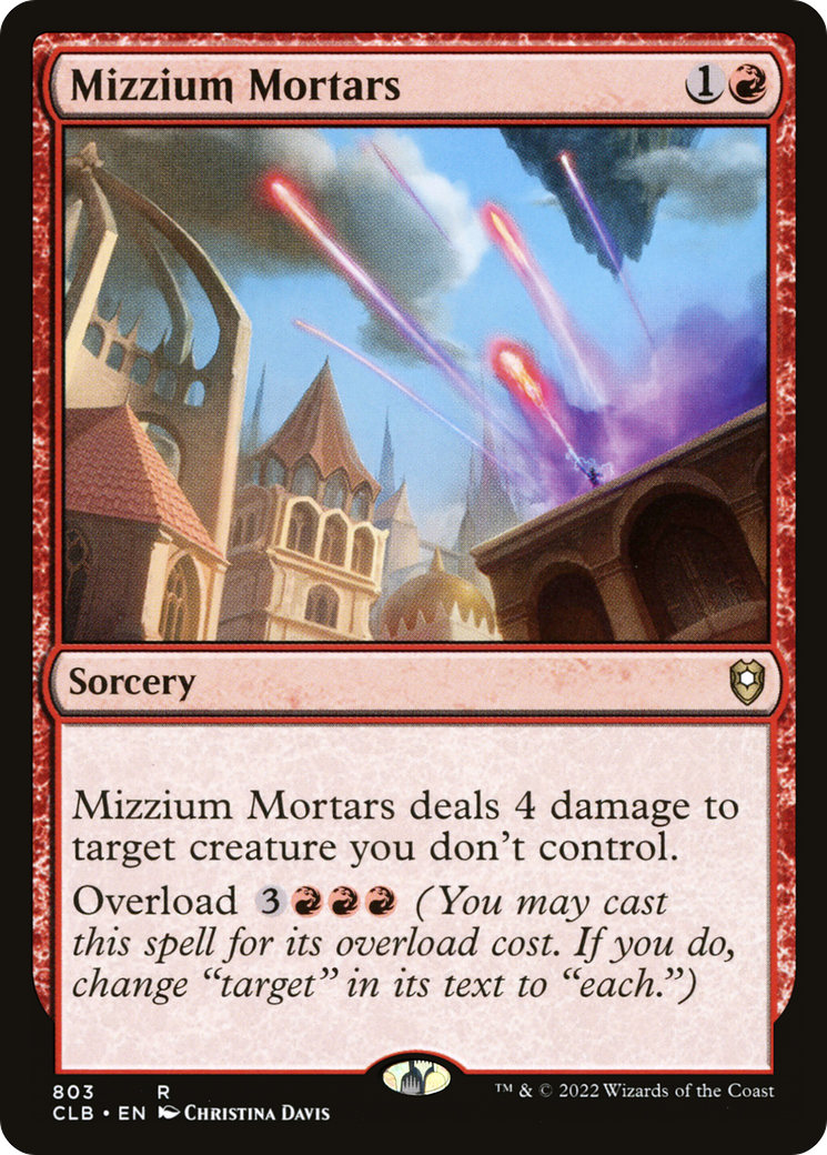{R} Mizzium Mortars [Commander Legends: Battle for Baldur's Gate][CLB 803]