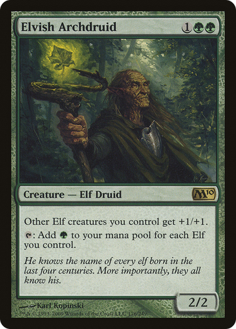 {R} Elvish Archdruid [Magic 2010][M10 176]