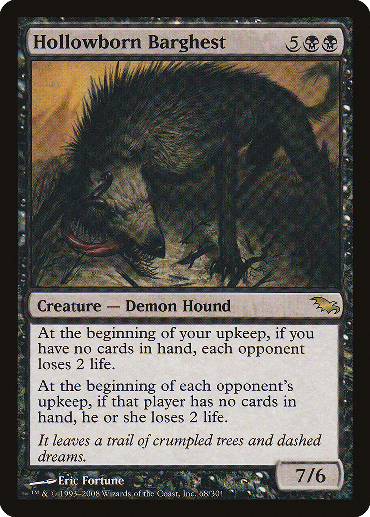 {R} Hollowborn Barghest [Shadowmoor][SHM 068]