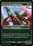 {C} Heir of the Ancient Fang (Showcase Samurai) [Kamigawa: Neon Dynasty][NEO 325]