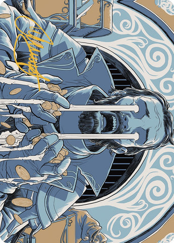 {A} Archive Trap Art Card (Gold-Stamped Signature) [Outlaws of Thunder Junction Art Series][GS AOTJ 038]