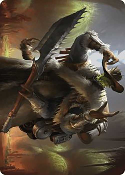 {A} Hardbristle Bandit Art Card [Outlaws of Thunder Junction Art Series][AOTJ 013]