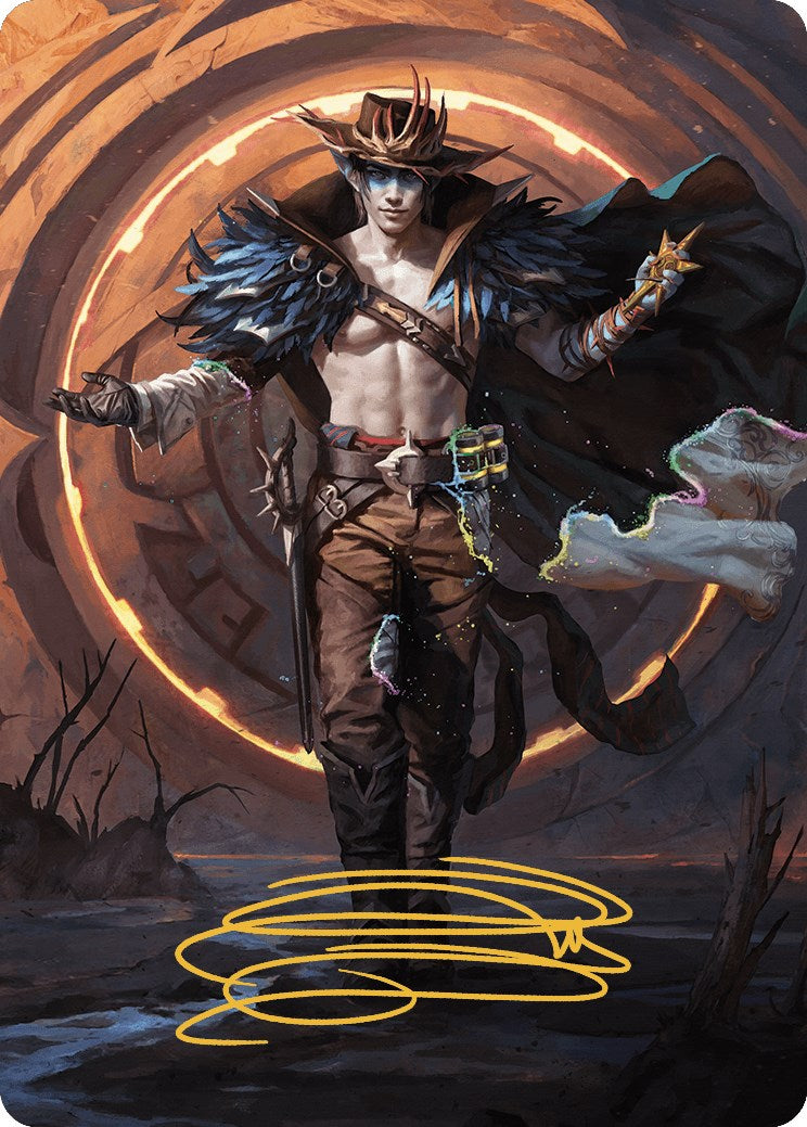 {A} Oko, the Ringleader Art Card (29/54) (Gold-Stamped Signature) [Outlaws of Thunder Junction Art Series][GS AOTJ 029]