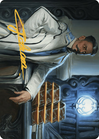 {A} Baron Bertram Graywater Art Card (Gold-Stamped Signature) [Outlaws of Thunder Junction Art Series][GS AOTJ 019]