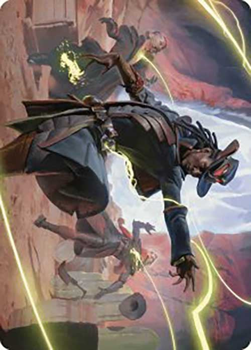 {A} Lilah, Undefeated Slickshot Art Card [Outlaws of Thunder Junction Art Series][AOTJ 026]