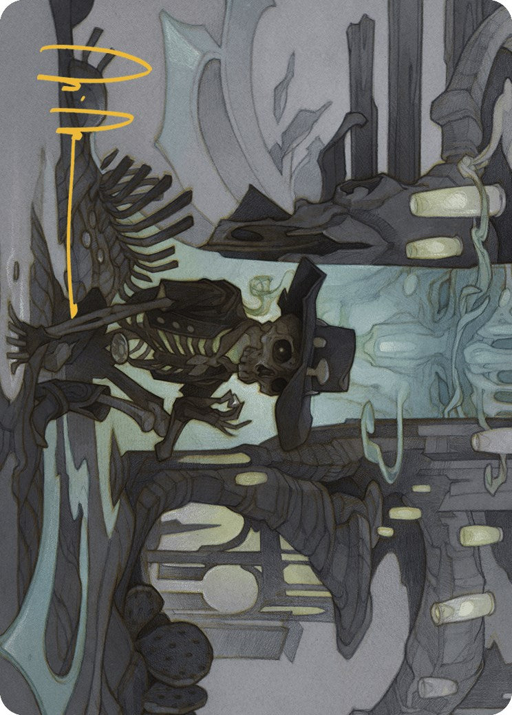 {A} Tinybones Joins Up Art Card (Gold-Stamped Signature) [Outlaws of Thunder Junction Art Series][GS AOTJ 009]