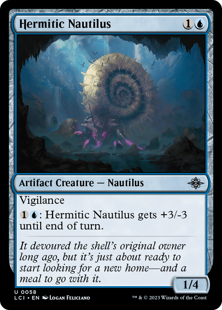 {@C} Hermitic Nautilus [The Lost Caverns of Ixalan][LCI 058]