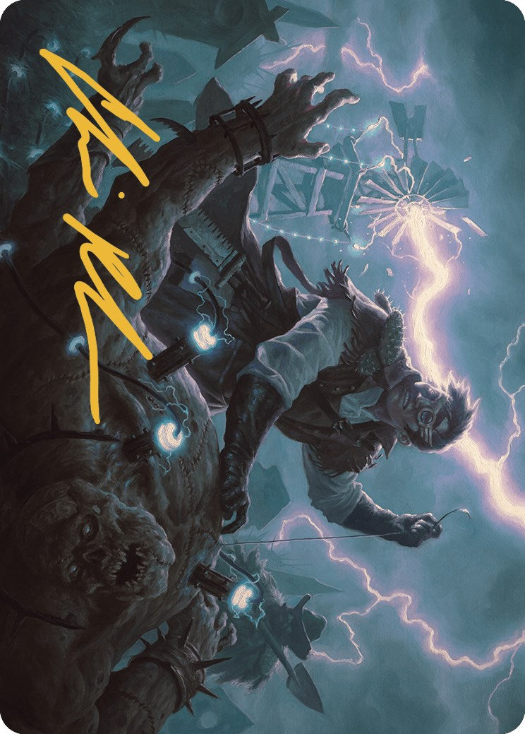 {A} Geralf, the Fleshwright Art Card (Gold-Stamped Signature) [Outlaws of Thunder Junction Art Series][GS AOTJ 005]