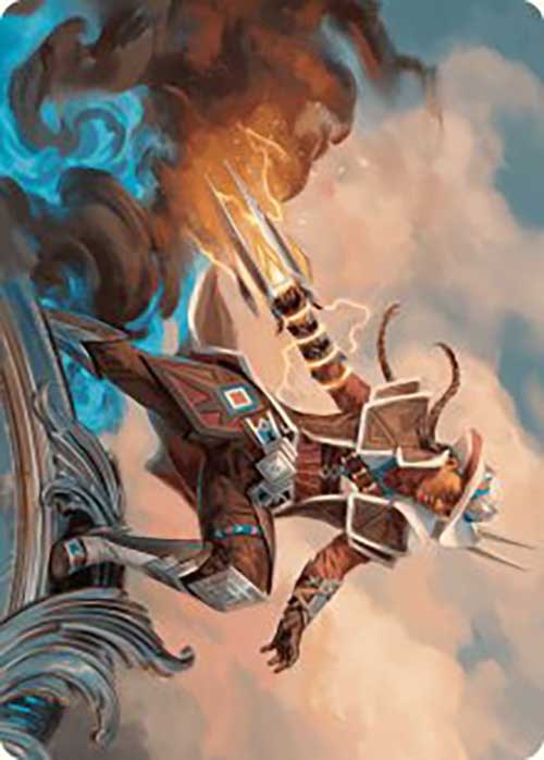 {A} Annie Flash, the Veteran Art Card [Outlaws of Thunder Junction Art Series][AOTJ 017]