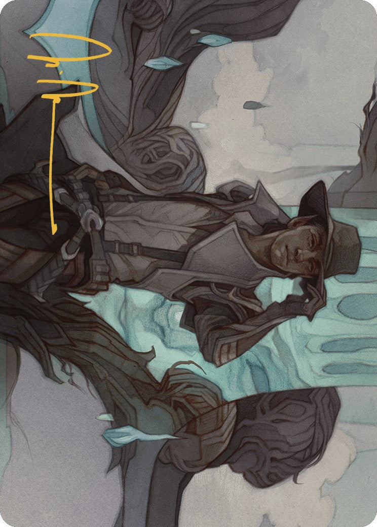 {A} Kellan Joins Up Art Card (Gold-Stamped Signature) [Outlaws of Thunder Junction Art Series][GS AOTJ 023]