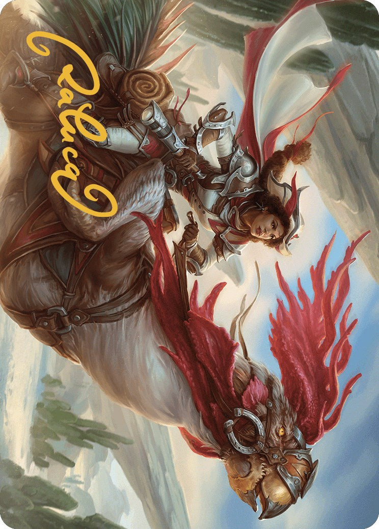 {A} Frontier Seeker Art Card (Gold-Stamped Signature) [Outlaws of Thunder Junction Art Series][GS AOTJ 002]