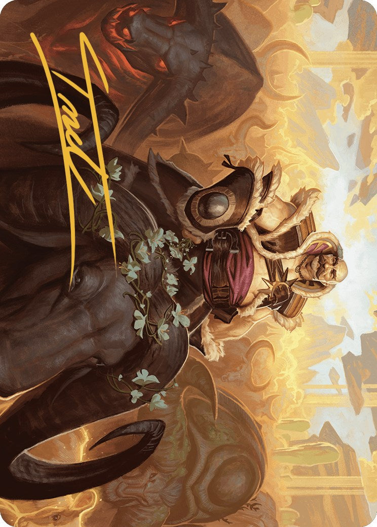 {A} Bruse Tarl, Roving Rancher Art Card (Gold-Stamped Signature) [Outlaws of Thunder Junction Art Series][GS AOTJ 020]