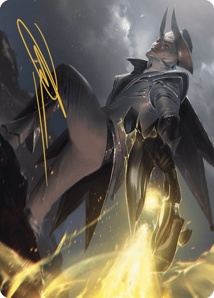 {A} Ruthless Lawbringer Art Card (Gold-Stamped Signature) [Outlaws of Thunder Junction Art Series][GS AOTJ 032]