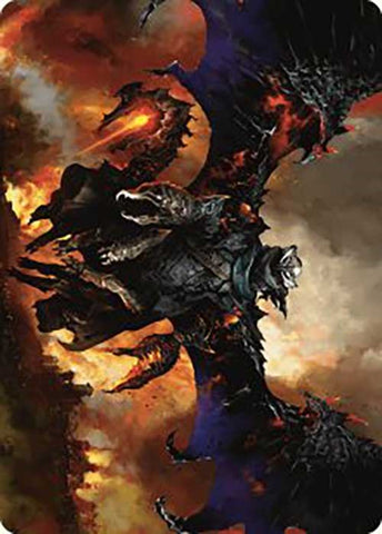 {A} Akul the Unrepentant Art Card [Outlaws of Thunder Junction Art Series][AOTJ 016]