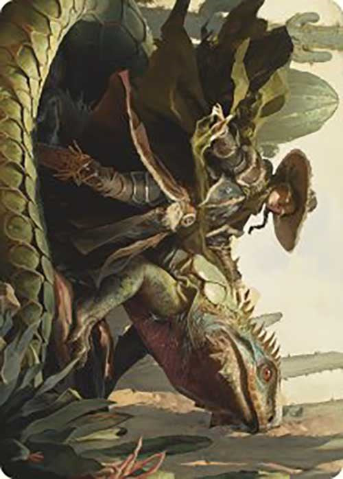 {A} Outcaster Trailblazer Art Card [Outlaws of Thunder Junction Art Series][AOTJ 014]