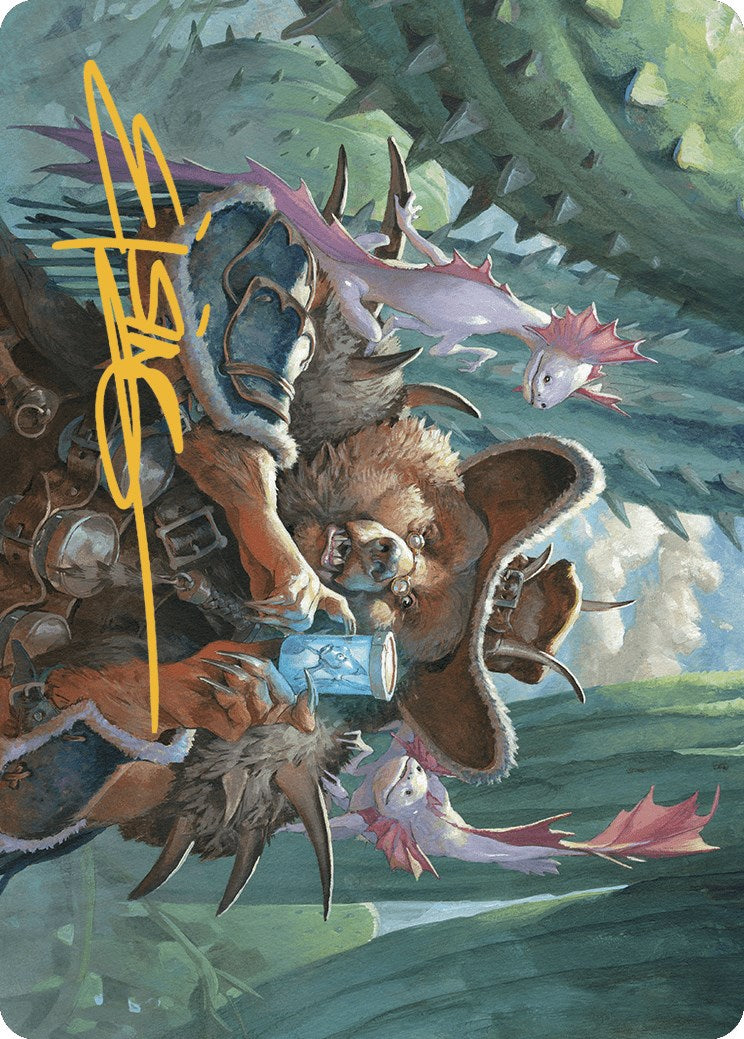 {A} Doc Aurlock, Grizzled Genius Art Card (Gold-Stamped Signature) [Outlaws of Thunder Junction Art Series][GS AOTJ 021]
