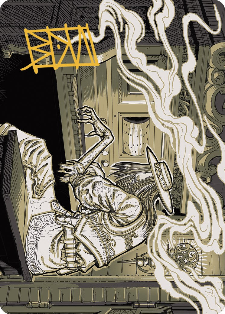 {A} Vanishing Verse Art Card (Gold-Stamped Signature) [Outlaws of Thunder Junction Art Series][GS AOTJ 048]
