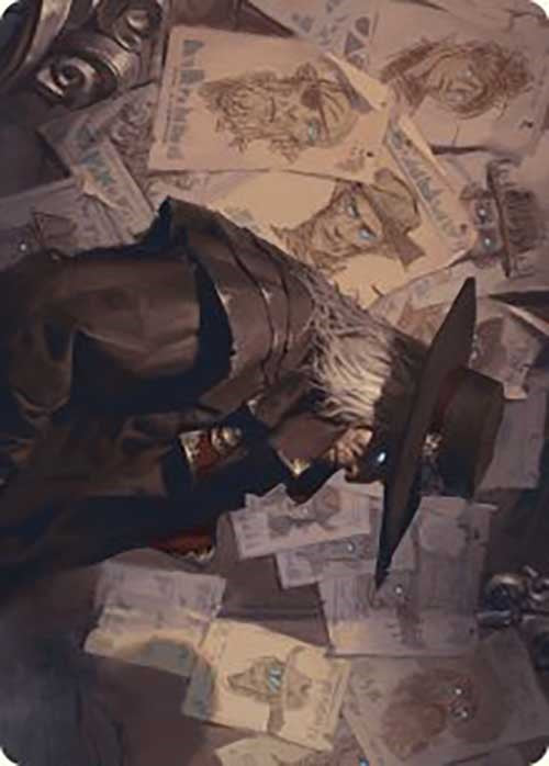 {A} Lazav, Familiar Stranger Art Card [Outlaws of Thunder Junction Art Series][AOTJ 025]