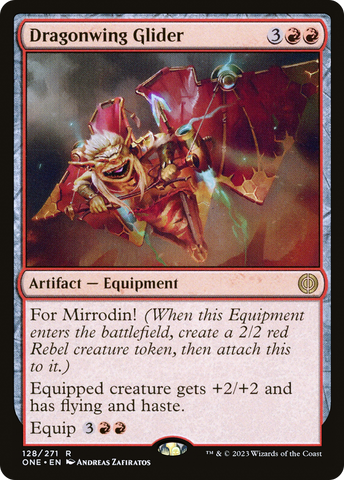 {R} Dragonwing Glider [Phyrexia: All Will Be One][ONE 128]