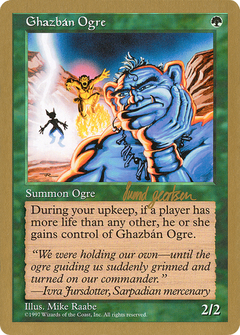 {C} Ghazban Ogre (Svend Geertsen) [World Championship Decks 1997][GB WC97 SG298]