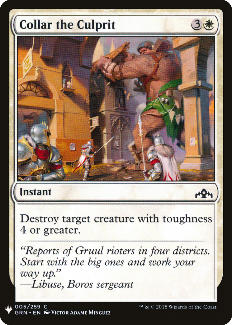 {C} Collar the Culprit [Mystery Booster][LS GRN 005]