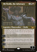 {R} Ob Nixilis, the Adversary (Showcase Art Deco Foil Etched) [Streets of New Capenna][SNC 448]
