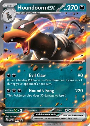 [PKM] Houndoom ex (103) [Scarlet & Violet: Black Star Promos]
