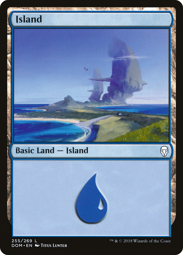 {B}[DOM 255] Island (255) [Dominaria]