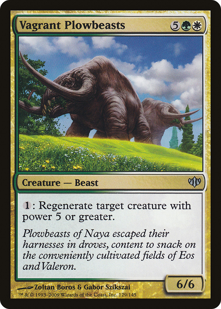 {C} Vagrant Plowbeasts [Conflux][CON 129]