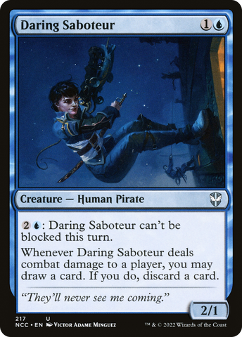 {C} Daring Saboteur [Streets of New Capenna Commander][NCC 217]
