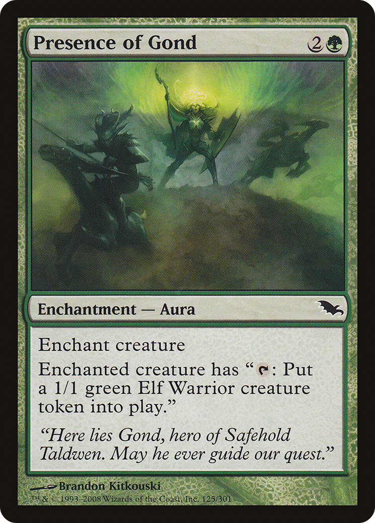 {C} Presence of Gond [Shadowmoor][SHM 125]