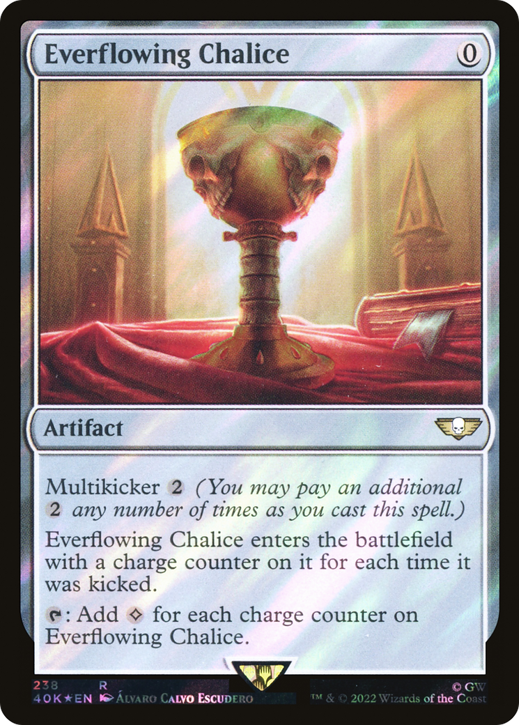 {R} Everflowing Chalice (Surge Foil) [Universes Beyond: Warhammer 40,000][SF 40K 238]