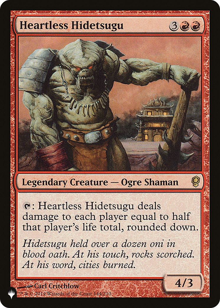 Heartless Hidetsugu [LIST 144/210]