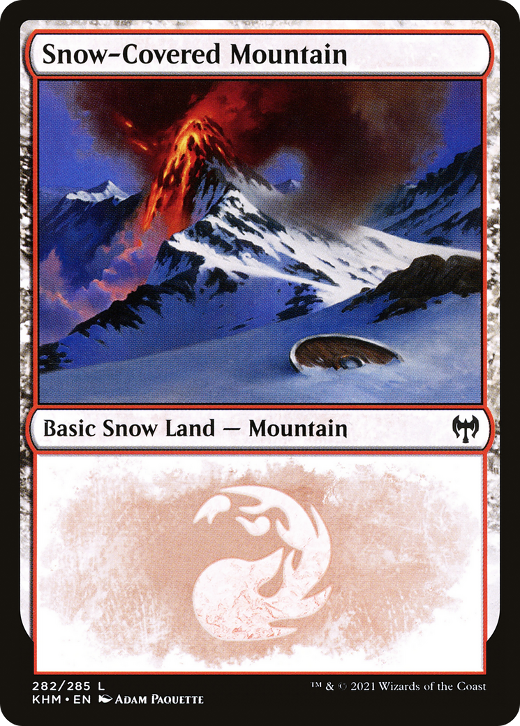 {B}[KHM 282] Snow-Covered Mountain (282) [Kaldheim]