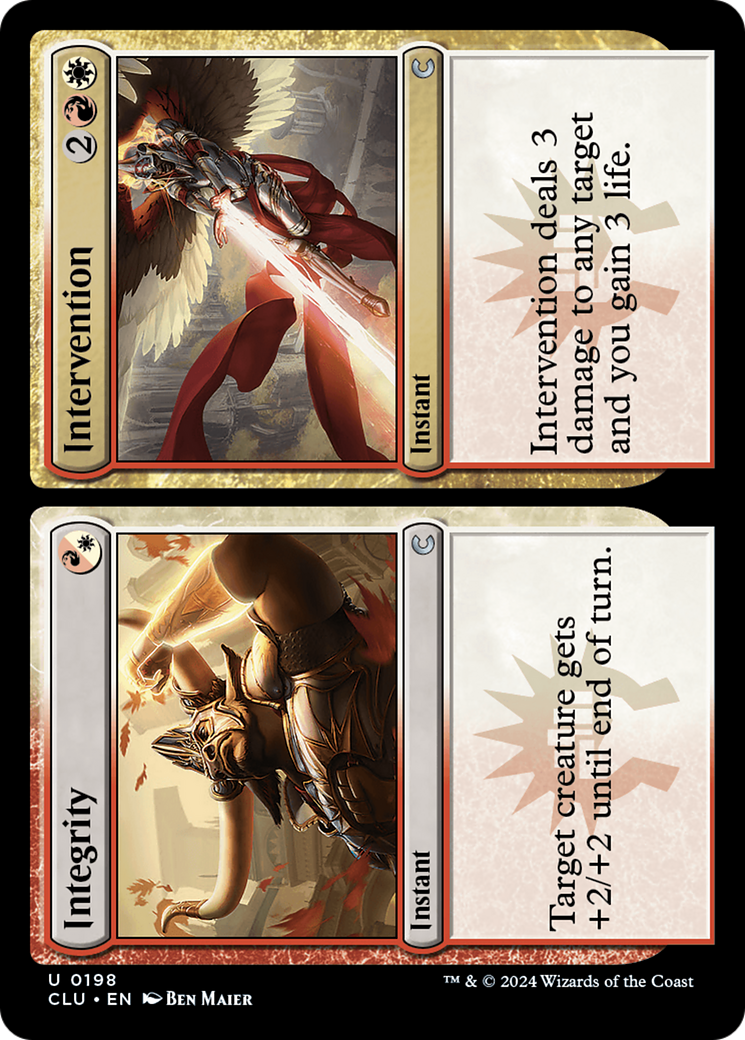 {C} Integrity // Intervention [Ravnica: Clue Edition][CLU 198]