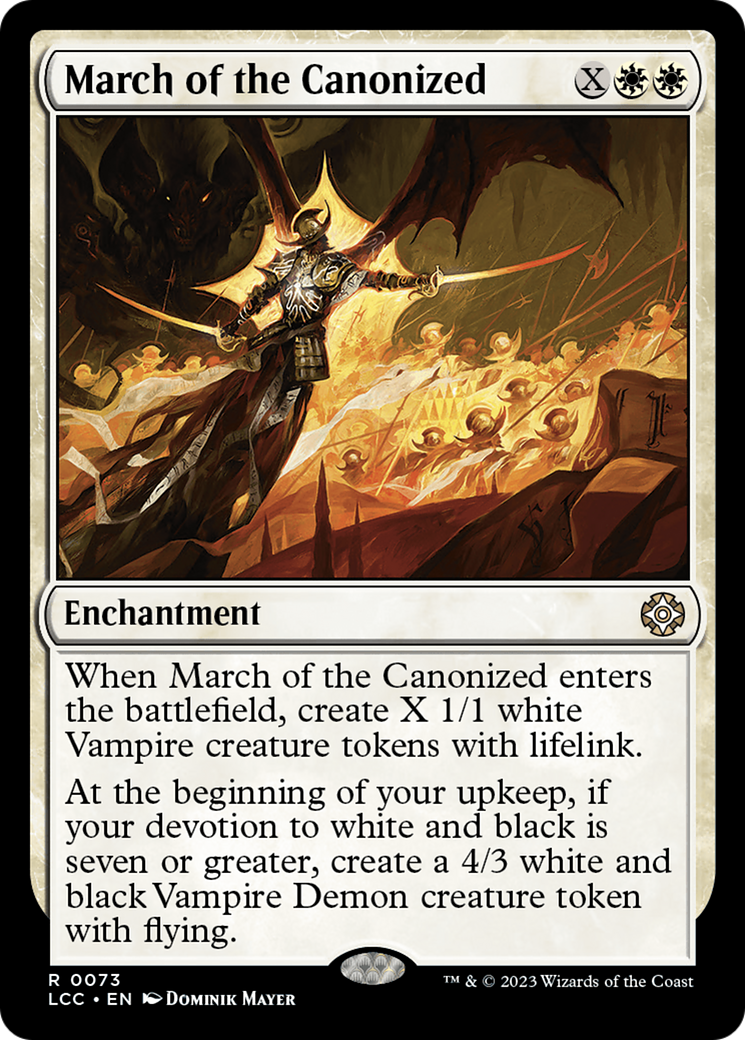 {R} March of the Canonized [The Lost Caverns of Ixalan Commander][LCC 073]