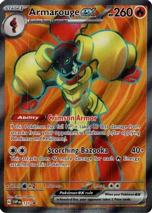 [PKM] Armarouge ex (125) [Scarlet & Violet: Black Star Promos]