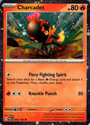 [PKM] Charcadet (026/182) (Cosmos Holo) [Scarlet & Violet: Paradox Rift]